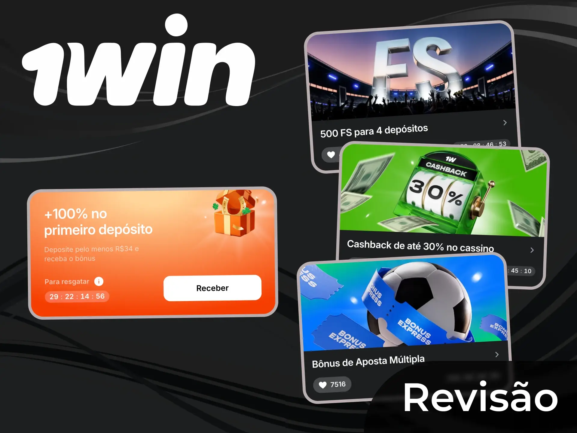 Saiba mais sobre os vários tipos de recompensas da 1win.